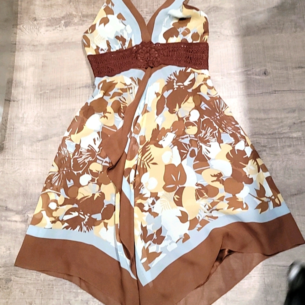 Silk Halter Dress